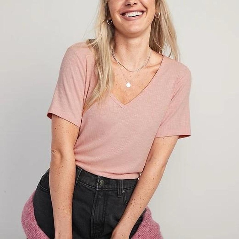 Luxe Blush Pink Tee